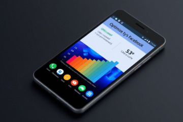 Grafika ilustrująca działanie aplikacji do czyszczenia pamięci podręcznej na Facebooku.