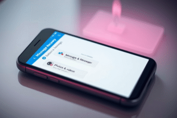 Aplikacja do odzyskiwania historii wiadomości z Messengera pokazująca interfejs użytkownika