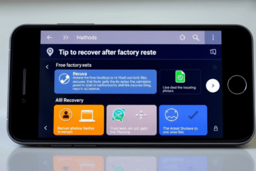 Poradnik dotyczący odzyskiwania zdjęć po przywróceniu ustawień fabrycznych.