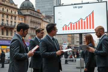 Wykres ilustrujący wzrost luki VAT w UE na tle głównych przyczyn takich jak pandemia i inflacja.