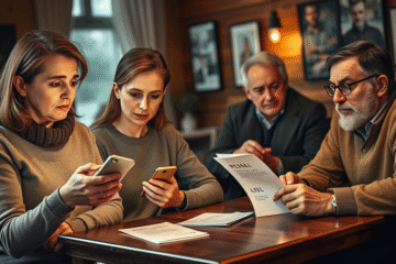 Grafika ilustrująca problem oszustw SMS w Polsce.