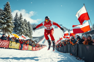 Kamil Stoch podczas swojego ostatniego konkursu Pucharu Świata na Wielkiej Krokwi.