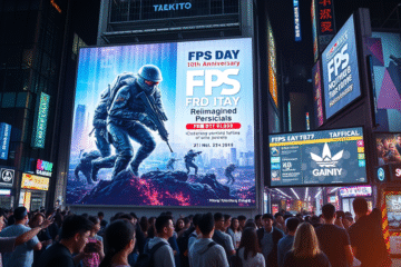 Plakat promocyjny Tom Clancy's The Division: Definitive Edition zaprezentowany na FPS Day, zwiastujący możliwe ogłoszenie.