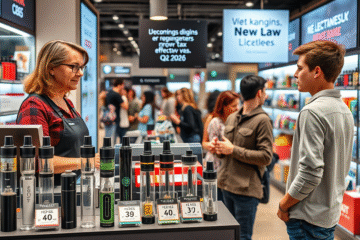 Nowy podatek od wkładów do papierosów elektronicznych wprowadza regulacje na rynku.